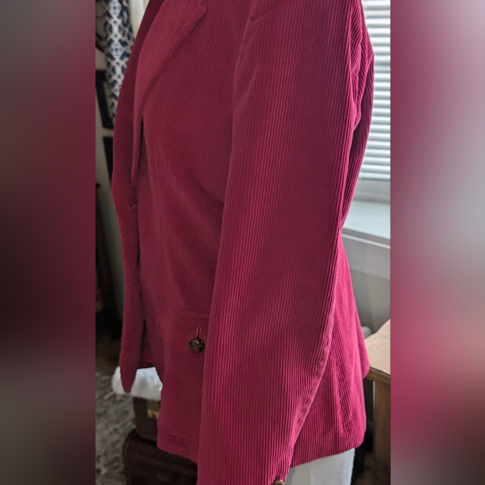 Vintage Boundary Waters Pink Corduroy Blazer - Picture 3 of 7